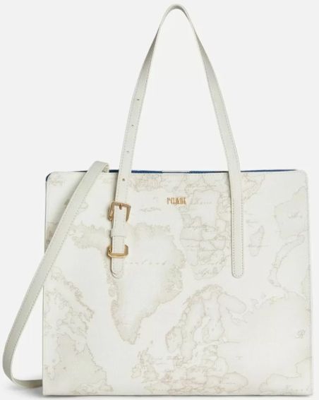 SHOPPING BAG GEO WHITE DIANA LGU58S1880900 ALVIERO MARTINI 1A CLASSE
