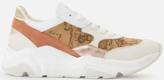 SNEAKERS IN PELLE LISCIA E TESSUTO ZP139392C0010 ALVIERO MARTINI 1A CLASSE