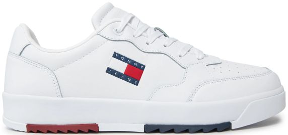 SNEAKERS IN PELLE NEW TJM RETRO ESS EM0EM01397YBS TOMMY HILFIGER 