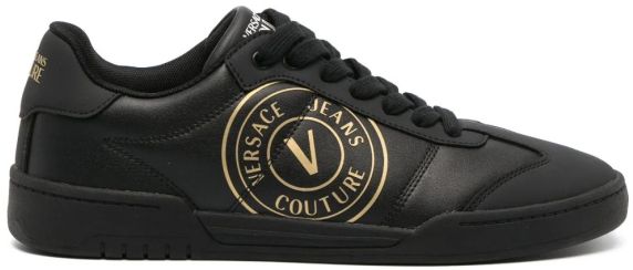 SNEAKERS IN PELLE LISCIA BROOKLYN 75YA3SD1ZP347G89 VERSACE JEANS COUTURE