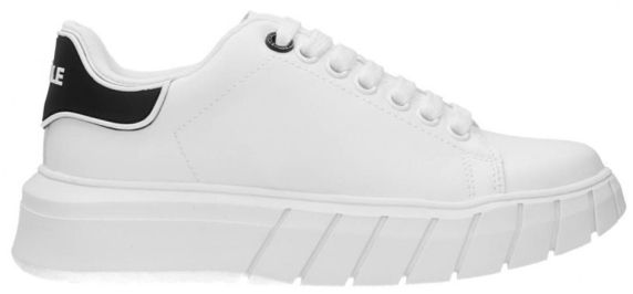 SNEAKERS ADDICT IN ECOPELLE LISCIA GBCDP2965BIANCONERO GAELLE PARIS