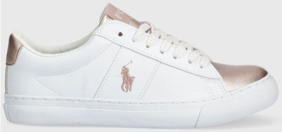 SNEAKERS IN PELLE LISCIA SAYER RF104122 POLO RALPH LAUREN 