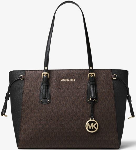 SHOPPING MEDIA VOYAGER IN PELLE SAFFIANO 30F8GV6T8B100 MICHAEL KORS