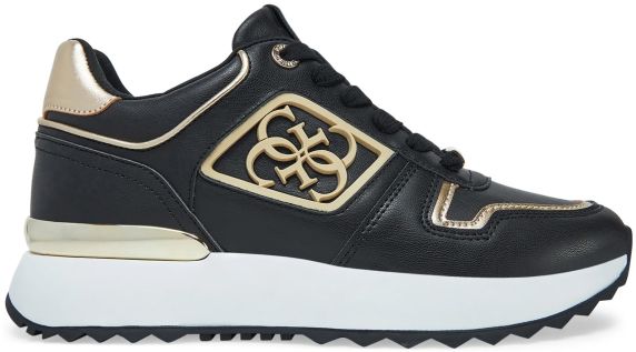 SNEAKERS IN PELLE LISCIA KOYAA FLJKOYELE12BLKPL GUESS