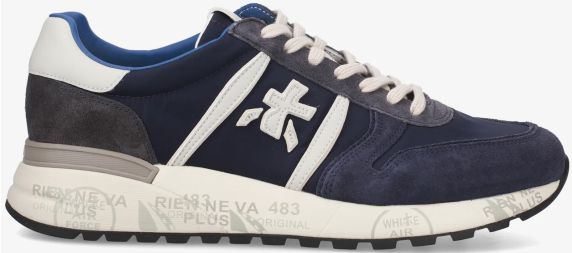 SNEAKERS IN PELLE E TESSUTO LANDER 7204 PREMIATA