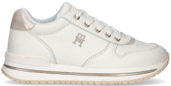 SNEAKERS IN PELLE LISCIA T3A9332281355X048 TOMMY HILFIGER 