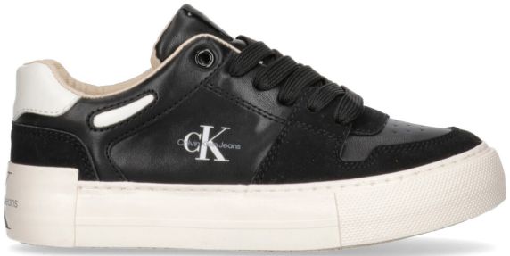 SNEAKERS IN PELLE LISCIA LOW CUT LACE UP V3A9806621269999 CALVIN KLEIN JEANS