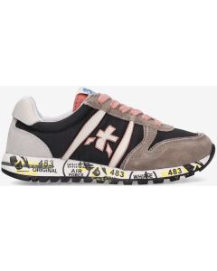SNEAKERS IN PELLE SCAMOSCIATA E TESSUTO SKY 19039315 PREMIATA