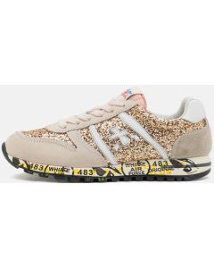 SNEAKERS IN PELLE SCAMOSCIATA E GLITTER SKY 19039361 PREMIATA