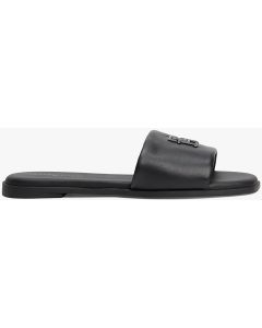 CIABATTE IN PELLE LOGO HARDWARE MULE FW0FW08806BDS TOMMY HILFIGER