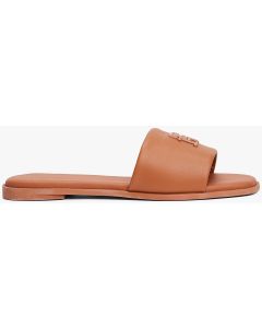 CIABATTE IN PELLE LOGO HARDWARE MULE FW0FW08806GPA TOMMY HILFIGER