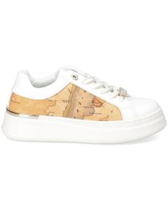 SNEAKERS IN TESSUTO E PELLE LISCIA N21410208X013 ALVIERO MARTINI 1A CLASSE
