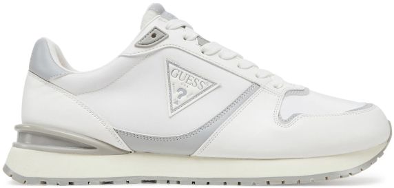SNEAKERS IN TESSUTO E PELLE ISLAND FMJISLFAL12WHLTG GUESS