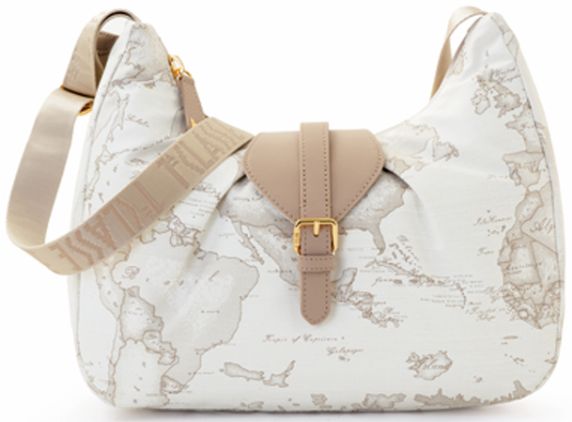 SOTTOSPALLA HOBO CON PINCES GEO SOFT WHITE CS0276380 ALVIERO MARTINI 1A CLASSE