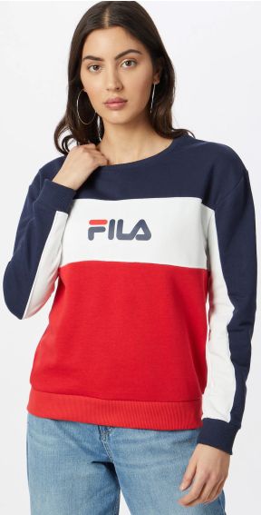 FELPA AMINA BLOCKED CREW SWEAT 688489R69 FILA