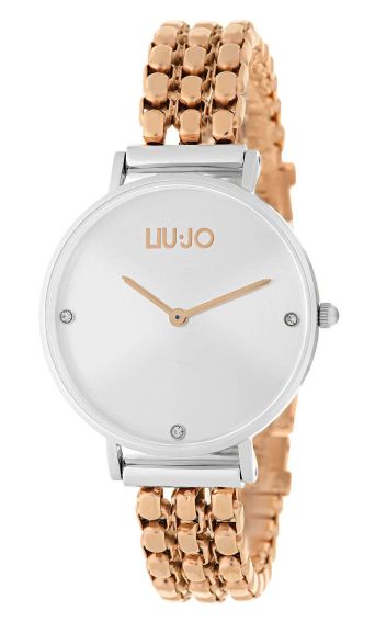 OROLOGIO FRAMEWORK SILVER ORO ROSA TLJ1389 LIU JO