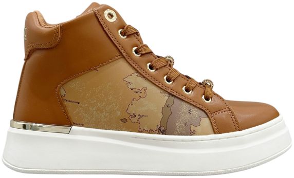 SNEAKERS ALTE IN PELLE LISCIA GEO CLASSIC N22640289X014 ALVIERO MARTINI 1A CLASSE