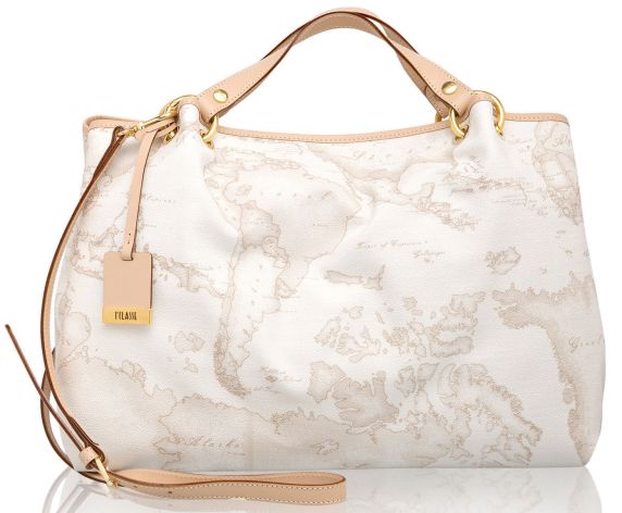 BORSA A MANO GRANDE GEO WHITE CN1476188 ALVIERO MARTINI 1A CLASSE