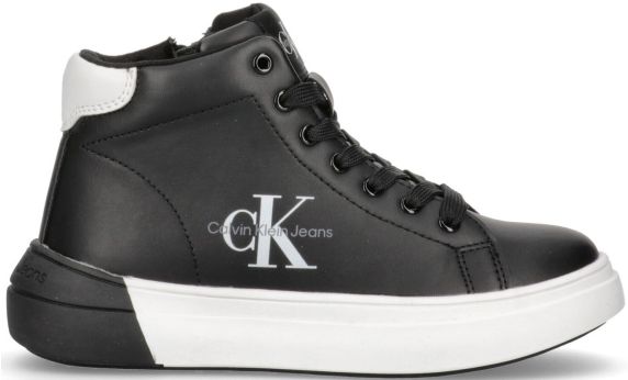 SNEAKERS ALTE IN PELLE LISCIA HIGH TOP LACE UP V3X9803491355X001J CALVIN KLEIN JEANS