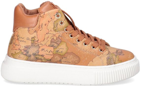 SNEAKERS ALTE IN PELLE LISCIA GEO CLASSIC N13070193W516 ALVIERO MARTINI 1A CLASSE