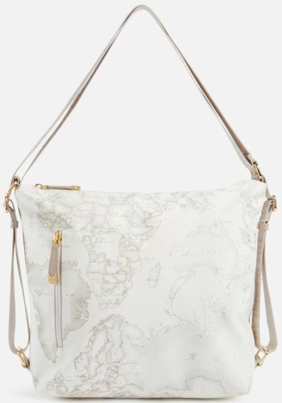 BORSA HOBO DOPPIA PORTABILITA' GEO SOFT WHITE CS0156380 ALVIERO MARTINI 1A CLASSE