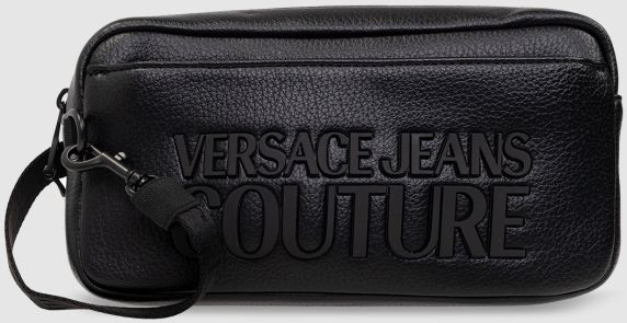 POCHETTE IN PELLE CON LOGO 75YA4B7AZG128899 VERSACE JEANS COUTURE