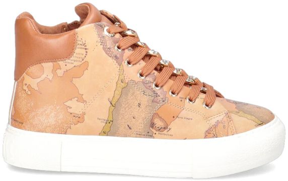 SNEAKERS ALTE IN PELLE LISCIA GEO CLASSIC N16730193X035 ALVIERO MARTINI 1A CLASSE
